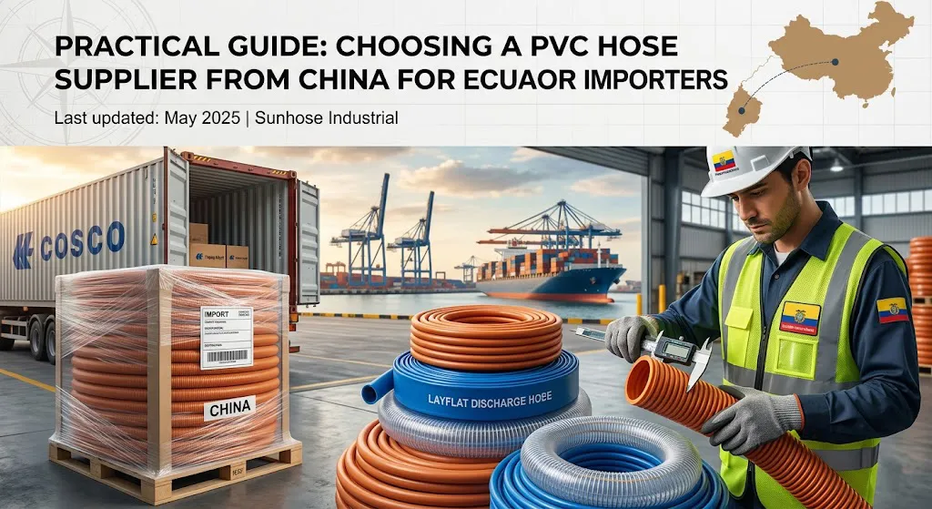 Wie Man Einen PVC-Schlauch-Lieferanten aus China Auswählt: Ein Praxisguide für Ecuadorianische Importeure