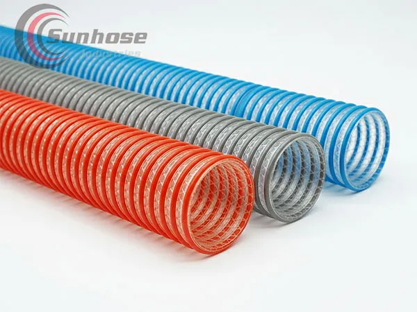 Heavy duty PVC spiral suction hose