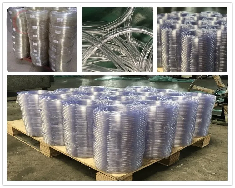 Transparent PVC tubing package