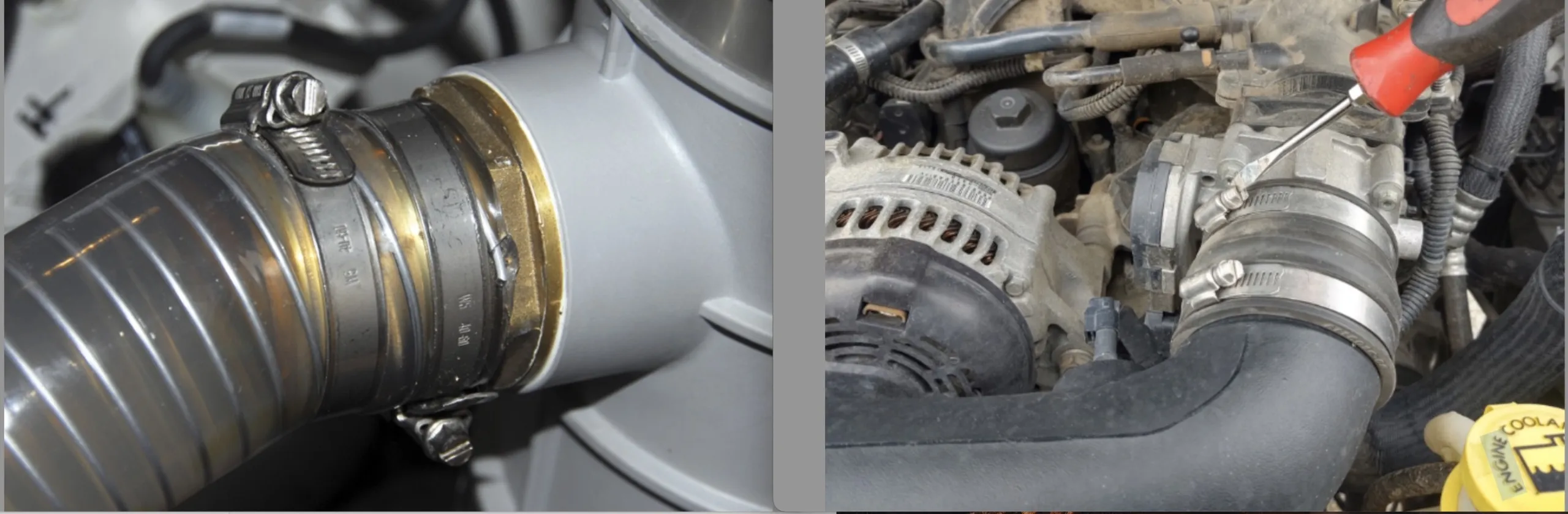 Application of hose clamps