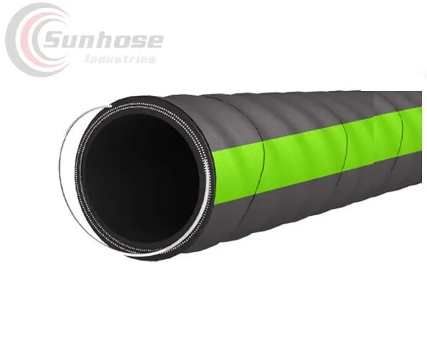 Black rubber suction hose