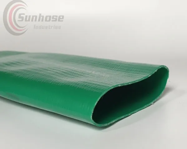 Green layflat hose