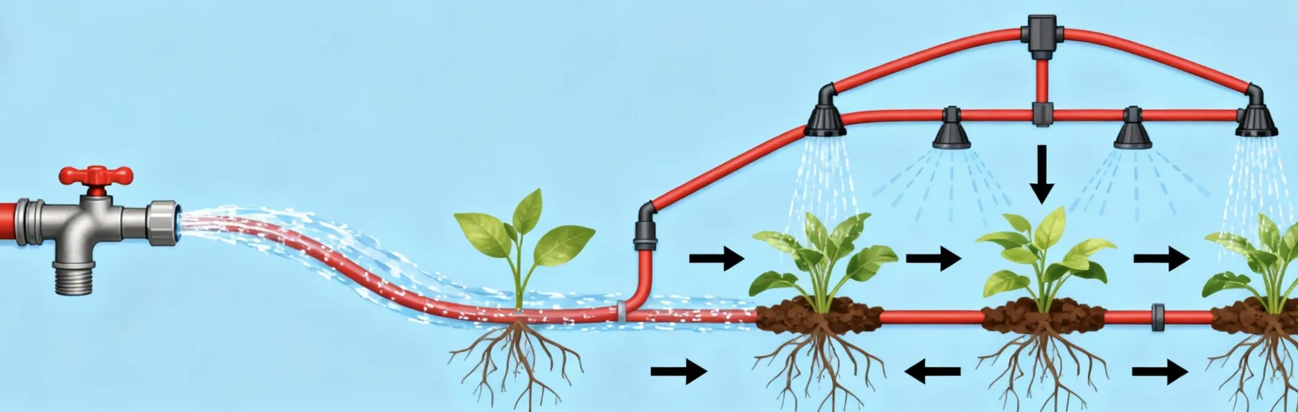 Hose Irrigation System Work
