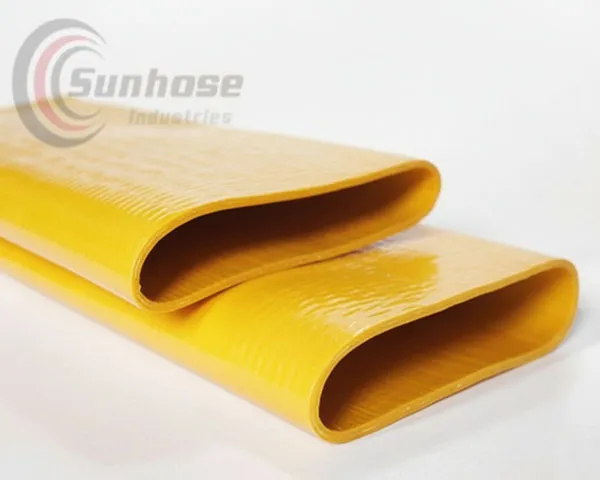 Medium duty yellow layflat hose