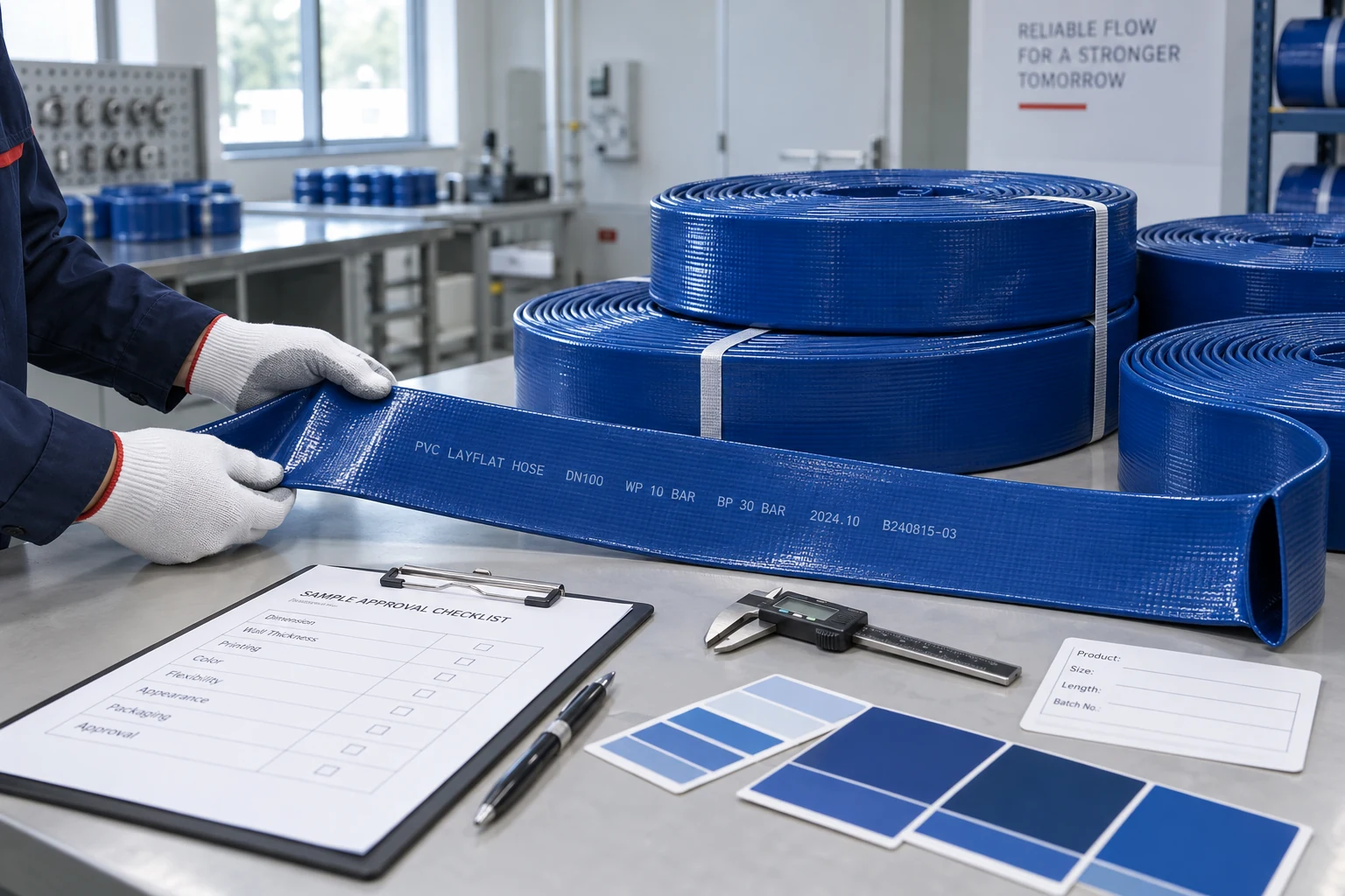 OEM Layflat Hose: A Private-Label Buyer's Guide to MOQ, Printing and Sample Approval
