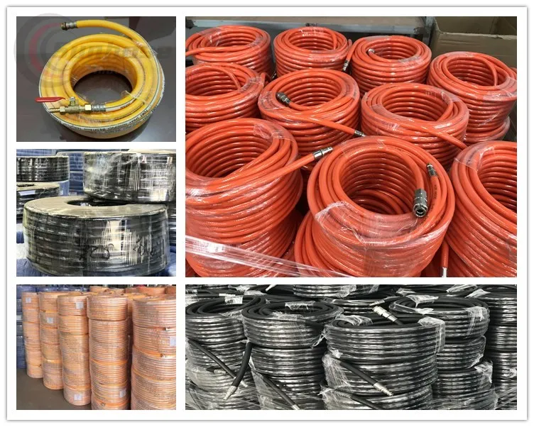 PVC air hoses with fittings
