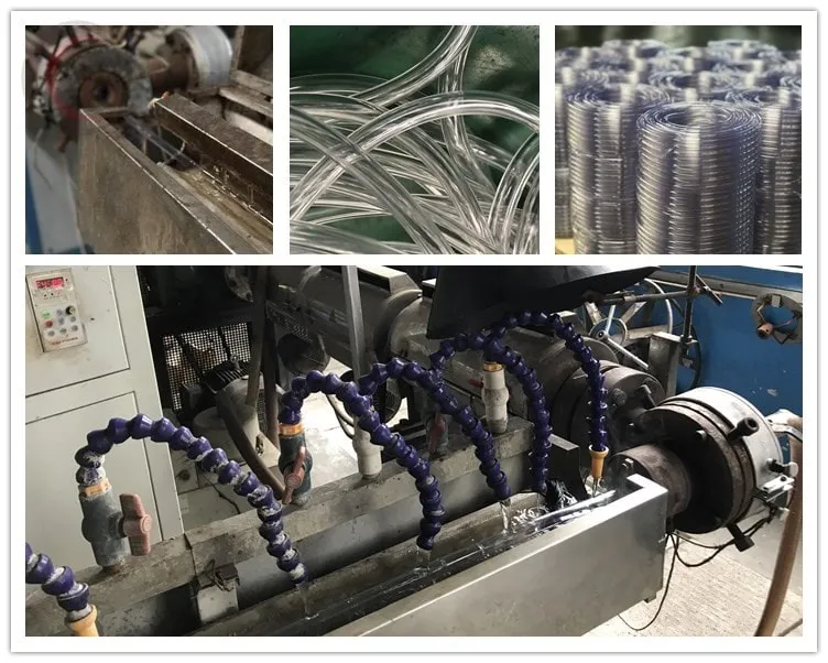 PVC clear flexible hose production