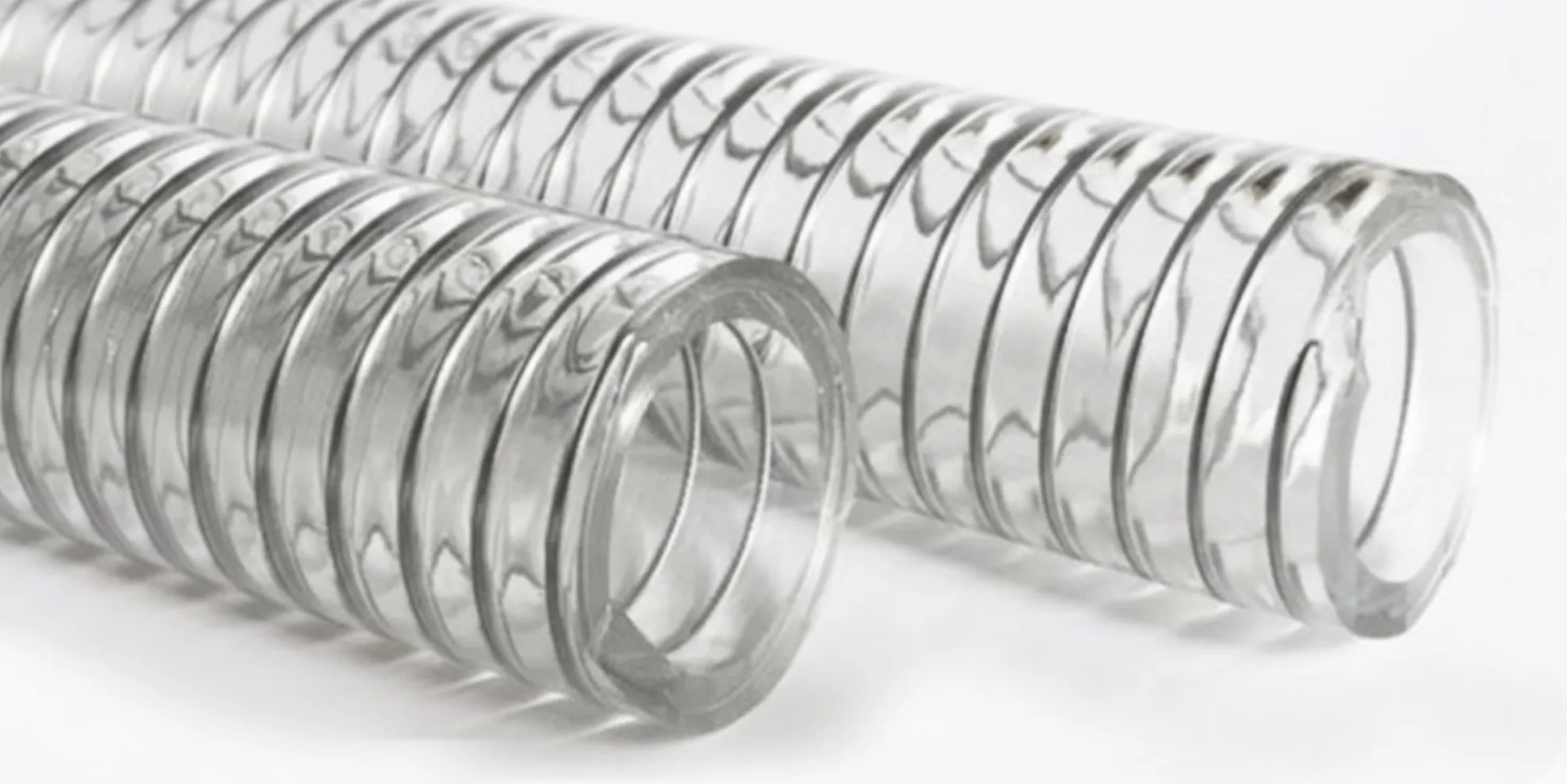 خرطوم أسلاك الفولاذ PVC الشفاف
