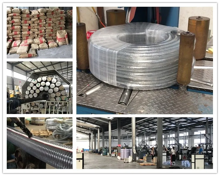 PVC steel wire reinforced suction hose