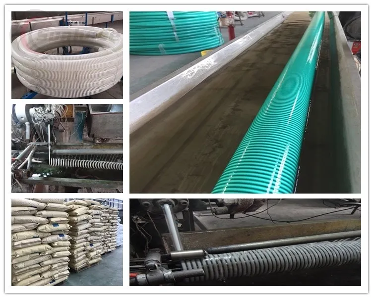 PVC suction hose production