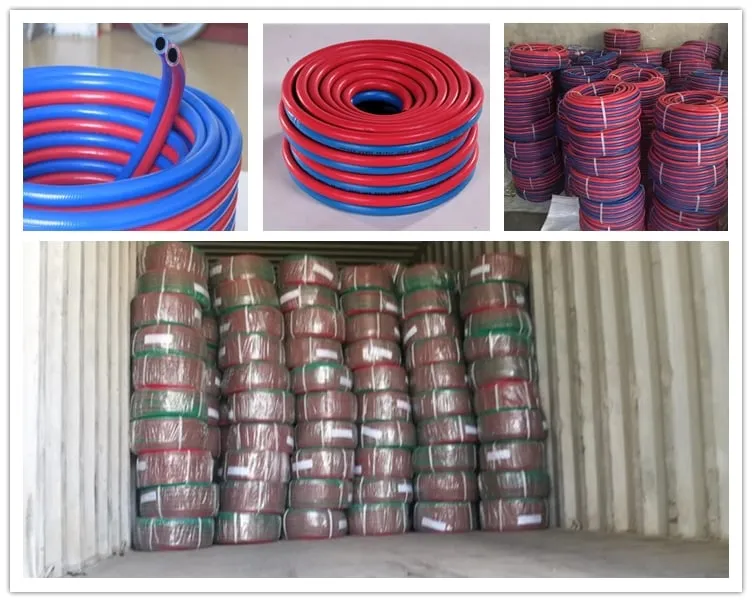 PVC twin welding hose