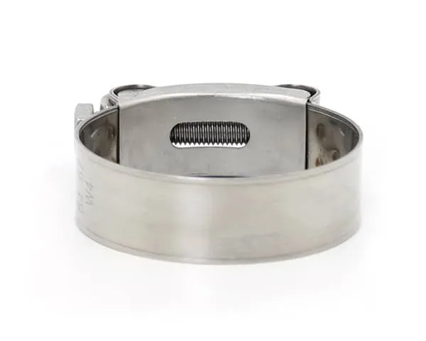 Single bolt hose clamp