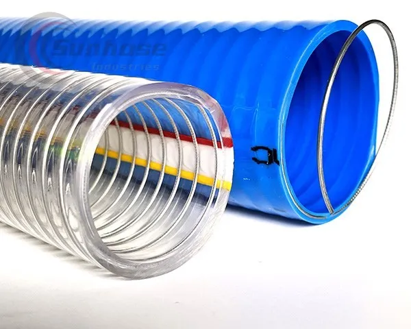 خرطوم PVC المقوى بسلك فولاذي مقابل خرطوم البولي يوريثين