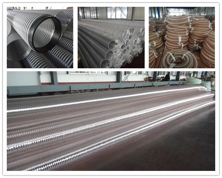 Steel wire TPU suction hose
