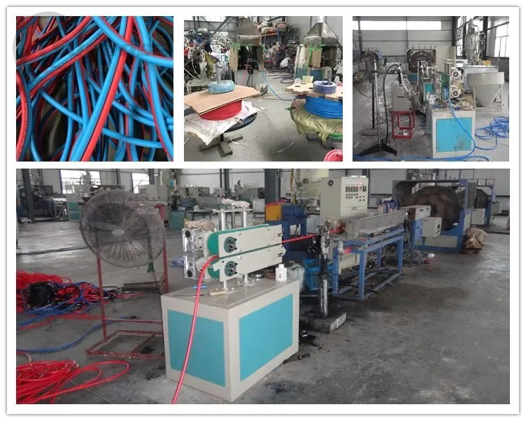 Twin welding hose production